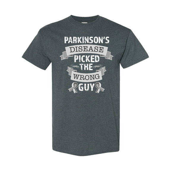 Inktastic Parkinsons Disease Picked the Wrong Guy T-Shirt