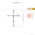 thumbnail image 5 of ANGARA Natural Diamond Braided Cross Pendant in 925 Sterling Silver for Women (Size-2.4mm| Color-I-J| Clarity-I1-I2) | April Birthstone, Anniversary, Jewelry Gift for Women | Natural Diamond Necklace, 5 of 10