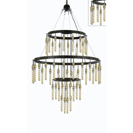 Vintage Barn Metal Axis 3 Tier Chandelier Industrial Urban Loft Vintage Barn Metal Axis 3 Tier Chandelier Industrial Urban Loft Rustic Lighting