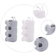 thumbnail image 3 of 10 soportes para cabezal de ducha, accesorios de baño con ventosa (gris y blanco), 3 of 6