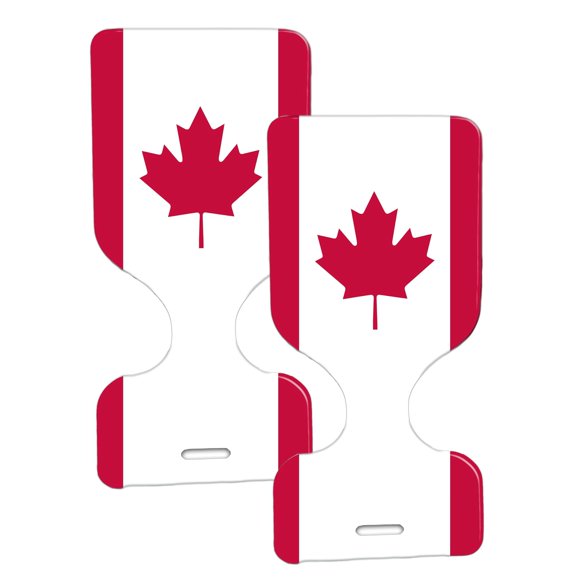 VOS Phoenix Selle Imprimée Graphique Flotteurs d'Eau : Design Feuille Canadienne, 2 Pack - Sièges Flottants Ultimes pour Piscine, Plages et Lacs