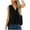 Black, variant on Spring Tops for Women Womens Tank Tops Loose Fit Women Blouse T-shirt Tunic Tops Loose Casual Sleeveless V-Neck Solid Casual