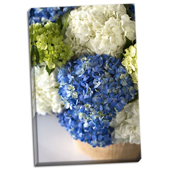 Gango Home Decor Hydrangea Bouquet by Karyn Millet (Ready to Hang); One 24x36in Hand-Stretched Canvas