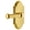 Lifetime Brass, variant on Grandeur Arcgeo_Psg_234_Lh Arc Solid Brass Left Handed Passage Set - Brass