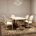 thumbnail image 2 of French Style Solid Wood Dining Chair Set of 2 - Cream, 2 of 7