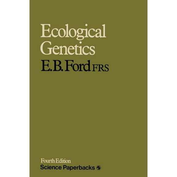 Science Paperbacks Ecological Genetics, Book 159, (Hardcover)