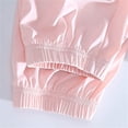 thumbnail image 5 of ITSAME Girls Tapered Sweatpants, Quick-Dry Elastic Waist with Pockets Summer Casual Jogger Pants Pink Size 7-8, 5 of 6