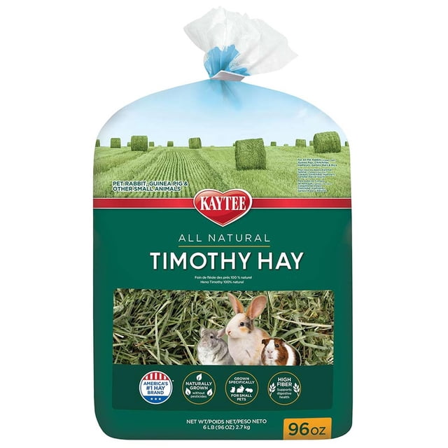 Kaytee Heno Timothy Hay natural cuyo, chinchilla conejo 2.72kg
