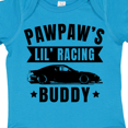 thumbnail image 4 of Inktastic Pawpaw's Lil' Racing Buddy with Car Silhouette Boys or Girls Baby Bodysuit, 4 of 5