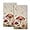 Boho Mushroom, variant on Green Eucalyptus Hand Towels Set of 2 Sage Leaves Soft Absorbent Small Bath Towel Kitchen Dish Guest Towel for Bathroom Hotel Gym Spa