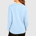thumbnail image 3 of OGLCCG Long Sleeve Shirts for Girls Plain Crew Neck Stretchy Basic Layering Tops Lightweight Fall Winter Outfits Size 1-13 Years, 3 of 8