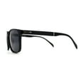 thumbnail image 3 of Polarized Gentlemens Classic Fashion Horn Rim Sunglasses Shiny Black, 3 of 4