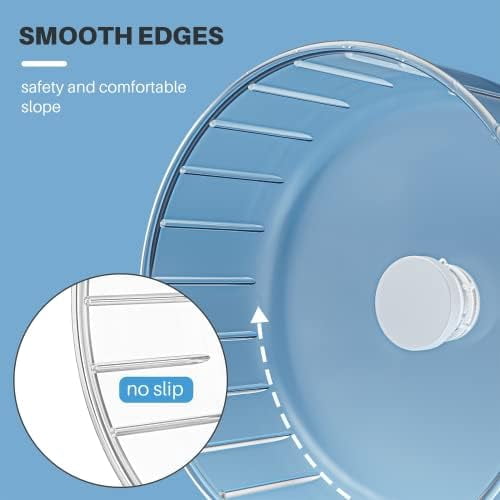Silent Hamster Wheel, 6.7in Exercise Wheel for Gerbil, Dwarf Syrian Hamster, Rat, Mice
