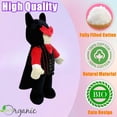 thumbnail image 3 of Guvpev 9.8" Nosferatu Plush Toy, Forsaken Series Dark Gothic Stuffed Animal, Collectible Game Character Plushie for Fans, Aesthetic Gamer Room Decor, Unique Birthday Gift for Teens & Adults, 3 of 8
