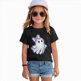 thumbnail image 5 of KPVEVIQ Toddler Girls Boys Halloween Shirts Fun Ghost Graphic T-Shirt Fall Tee Top Short Sleeve Cute Kids Clothes, 5 of 5