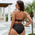 thumbnail image 4 of Traje de baño de bikini, traje de baño de bikini con escote en V, traje de baño de bikini con escote en V, de primera línea, 4 of 6