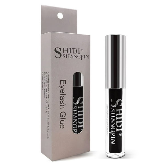 Fiudx Pegamento para Pestañas Postizas Blanco/Negro de 5 Ml, Crema Adhesiva para Pestañas Postizas, para Ojos