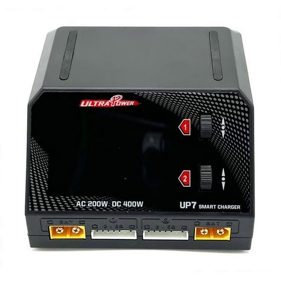UP7 AC 200W & DC 400W Dual Port Multi Battery Charger