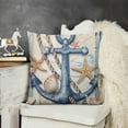 thumbnail image 2 of YINGXI Swim in The Sea Summer Throw Pillow Covers, Beach Cushion Case for Sofa Couch 24x24in, 2 of 5