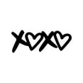 thumbnail image 2 of XOXO - Beautiful Solid Steel Home Decor Decorative Accent Metal Art Sign, 2 of 3