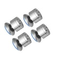 thumbnail image 4 of 4pcs Cabinet Feet Replacement Adjustable Stainless Steel Feet Pad Support Foot Furniture Leveler for Bookshelf Chair, 4 of 6