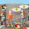 thumbnail image 3 of 4-in-1 Musical Jump, Target Toss, Launcher & Baseball Toys Set with Remote Control for Kids Ages 3+ Gifts, 3 of 7