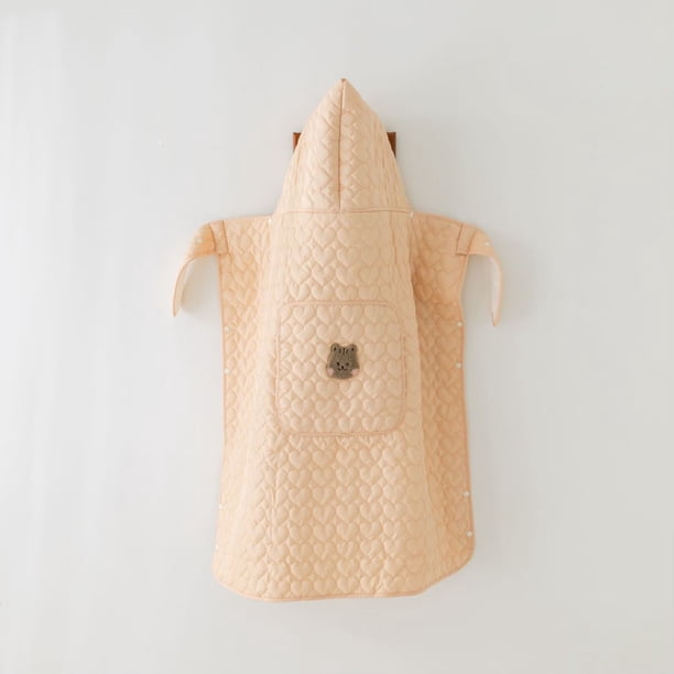 Manta a prueba de viento para bebé, capa gruesa con forro polar, capa cálida para niños en otoño e invierno