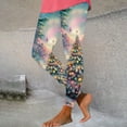 thumbnail image 6 of YOIAVAIOY Women's Christmas Leggings Wine Glass Print Tights Stretchy High Waisted Yoga Pants Buttery Soft Milk Silk Legging Multicolor XL, 6 of 6