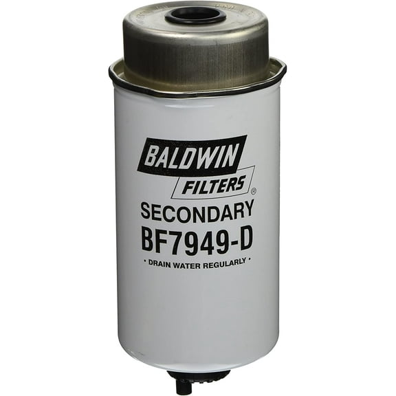 Baldwin Heavy Duty BF7949-D Fuel Filter,7-21/32 x 3-1/2 x 7-21/32 In, Red