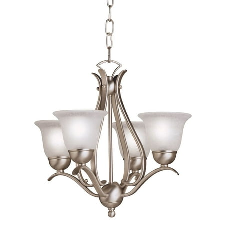 

Kichler Dover 18 Wide Four Light Brushed Nickel Uplight Chandelier