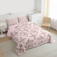 thumbnail image 3 of Homewish Rustic Bohemian Floral Bedding Comforter Set, Pink Mandala Floral Twin Comforter Sets, Southwestern Style Reversible Bedding Set, Super Cozy Room Decor, 2-Piece, 3 of 8