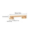 thumbnail image 3 of Giunmcul Festival Gift Beech Towel Rack Hanging Rod Bathroom Toilet Punch- Wall-mounted Towel Rack Wooden Toilet Rack, 3 of 5