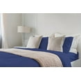 thumbnail image 4 of Queen Size Luxurious 4 Piece Sheet Set for Women & Men, Oeko-TEX Certified, Dark Blue, 4 of 6