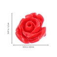 thumbnail image 3 of Miangastore Perles en Vrac Forme de Rose Rouge 50 Pcs, 3 of 8