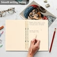 thumbnail image 4 of FORMRS 1-Subject Spiral Notebook 8" x 5" College Ruled 60 Refillable Sheet A5 Hard Cover, 2 Pack, Red Dog Artist, 4 of 7