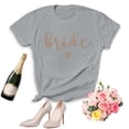 thumbnail image 2 of Fgnfyis Mode pour Femmes Hauts Décontractés Manches Courtes Col Rond T-Shirt Imprimé Ample Hauts Femmes Gris P, 2 of 4