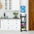 thumbnail image 4 of Water Dispenser Stand 5 Gallon Water Jug Stand Sturdy Water Stand(32.8" Hight-11.2" Wide) Water Jug Stand with 2 Round Shelfs for 1-5 Gallon Water Bottles/Crocks, Water Jug and Plant Stand, 4 of 6