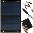 thumbnail image 3 of Portable Solar Panels Kit 25W Foldable Solar Panel Charger Lightweight Portable Solar Charger USB 5V DC 18V Multifunctional Camping Solar Panels for Outdoor RV Camper, 3 of 10