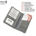thumbnail image 4 of Passport Holder,Passport Holder Card Slots,Cute Passport cover for Women/Men,Waterproof RFID Blocking Travel Wallet, 4 of 8