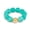 Blue, variant on Colorful Chunky Bracelet for Women - Multicolor Resin Stretch Jewelry with Gold Bead, Modern Gift