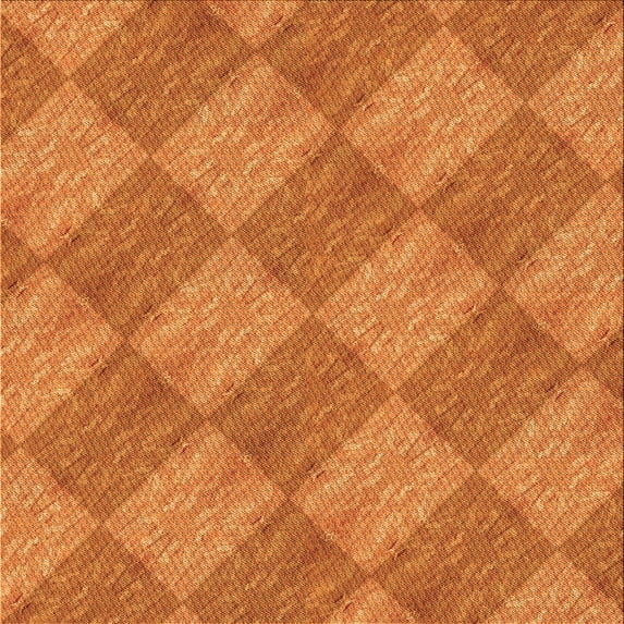 Ahgly Company Machine Washable Indoor Square Transitional Orange Red Orange Area Rugs, 8' Square