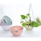 thumbnail image 4 of 5 Pices Plastique Panier Suspendu, Panier Plantes Suspendu Pots De Fleurs Conteneur De Support De Plante Avec Crochets De Chane Pour Plantes Fleu, 4 of 5