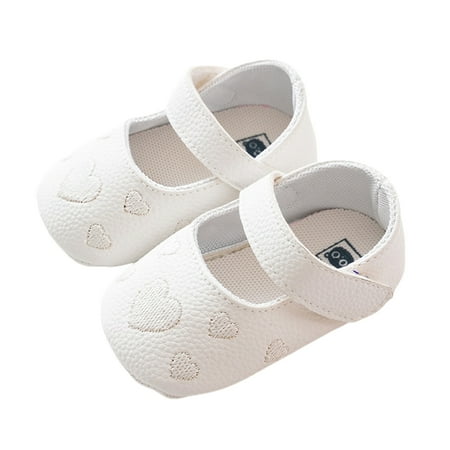 

Baby First Walking Shoes Anti-Slip Soft Sole Heart/Cartoon Print Shoes