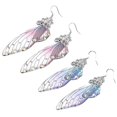 thumbnail image 2 of Pendientes temáticos de alas de mariposas YONGSHENG Color surtido, 2 of 4