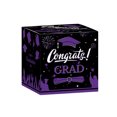 thumbnail image 2 of Honeeladyy Graduation Card Box Holder, 2025 Congrats Grad Foldable Cardboard Decorations Box for Graduation Party Favors Decor Party Supplies, 8.9x8.9x8.9in (Purple), 2 of 6