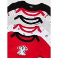 thumbnail image 2 of Luvable Friends Baby Boy Cotton Long-Sleeve Bodysuits 5pk, Fire Truck, 6-9 Months, 2 of 4