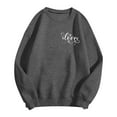 thumbnail image 4 of Oversized Valentine's Day Sweatshirts for Women Love Heart Shirts Long Sleeve Crew Neck Casual Print Fall Fashion Outfits 2026 Clothes, 4 of 4