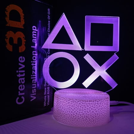 

Night Lights Gifts 3D Lamp Gifts with16 Colors Changing Touch and Remote Control
