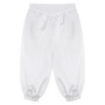 thumbnail image 5 of YiZYiF Boys Girls Medieval Capri Pants Solid Color High-rise Waist Trousers for Renaissance Festival Ivory 14, 5 of 7