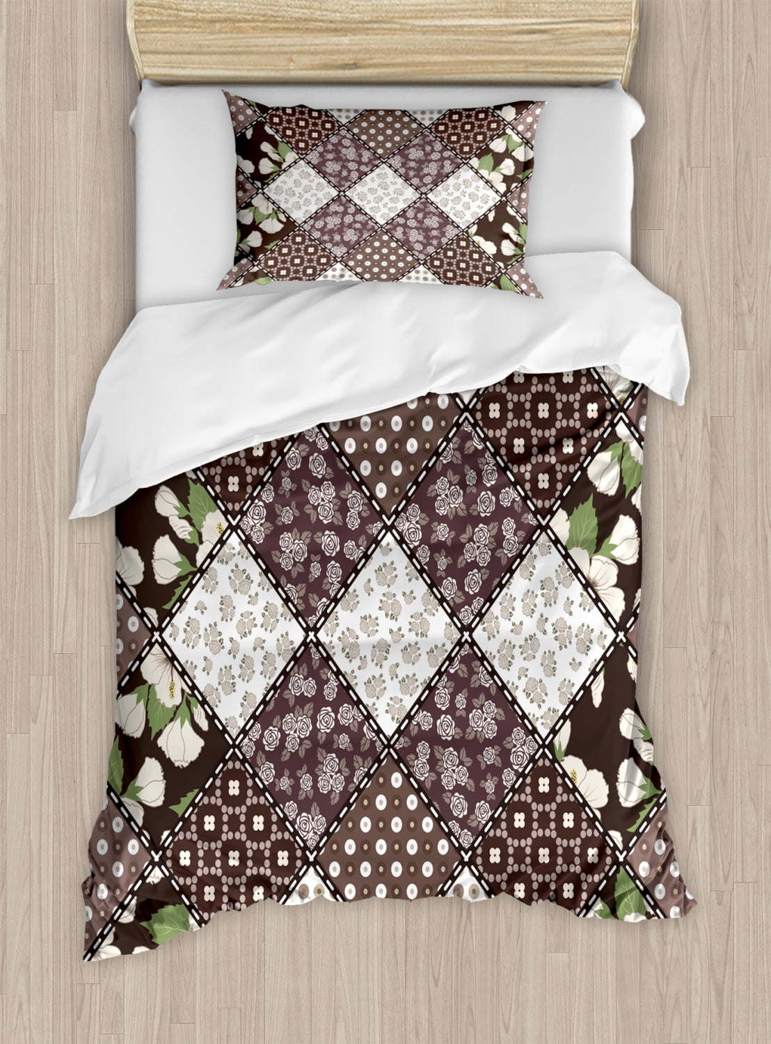 Cottage Hearth Patchwork Tree WJ2711075CL Duvet Cover Set main image 1